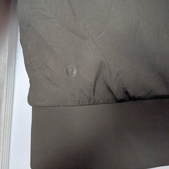 Lululemon Reversible Non Stop Bomber Jacket Dark Olive Green Size 2 - Picture 6 of 12